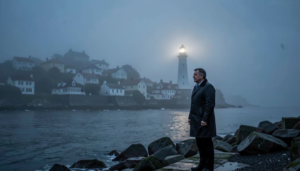 Widow’s Bay: onde assistir à série de suspense que dominou 2026 Série Widow's Bay: prefeito cético em ilha enevoada, suspense atmosférico